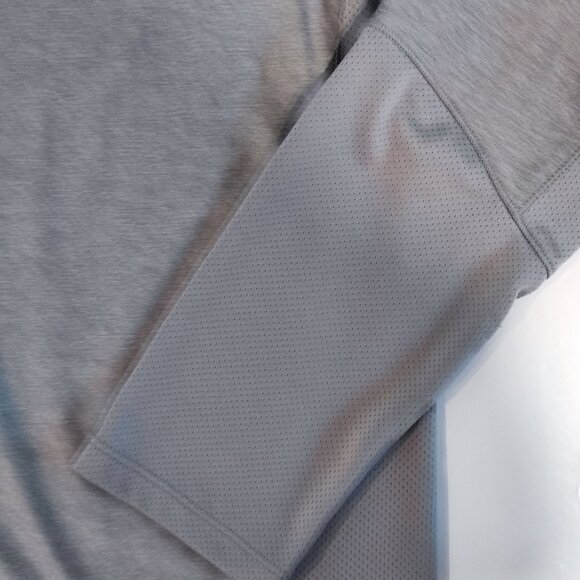 Under Armour HeatGear athletic sweatshirt long sleeve grey men's size M - Picture 8 of 12